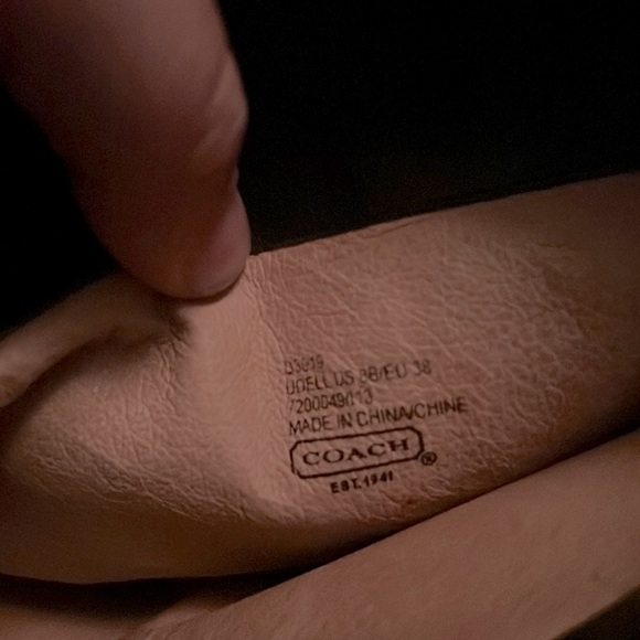 CLASSIC UDELL COACH BOOTS,LEATHER/ SUEDE KNEE HIGH - Picture 3 of 5